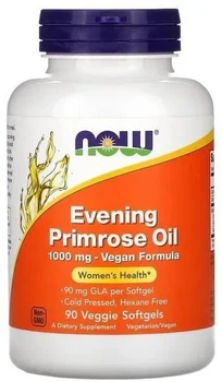 Масло примулы вечерней Now Foods Evening Primrose Oil 1000 мг 90 капсул (733739017581)