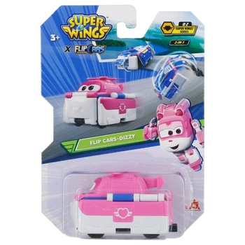 Автомобиль-трансформер Супер Крылья Super Wings Flip Cars Диззи (Dizzy)