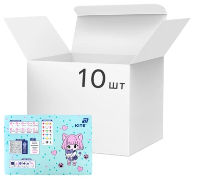 Упаковка подкладок настольных Kite Be Friends 29х42.5 см х 10 шт (K26-207-1)