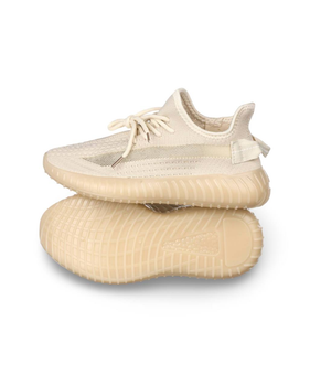 Жіночі кросівки з текстилю Yeezy boost молочні 37