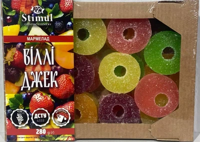 Мармелад Віллі Джек 280г Стимул