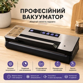 Вакууматор професійний/Vacuum/вакууматор/вакууматор продуктів/вакууматор вологих продуктів