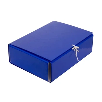 Папка-коробка на гумці ITEM А4 100мм синя 306-100/03 (51502001)
