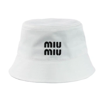 Молодежная панама "miu-miu" Белый