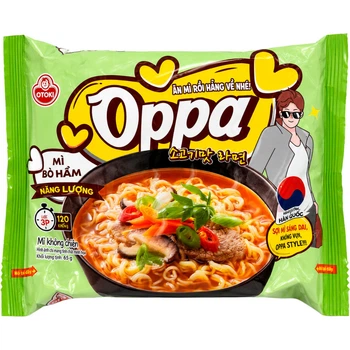 Лапша быстрого приготовления Oppa со вкусом Говядины Otoki 65г
