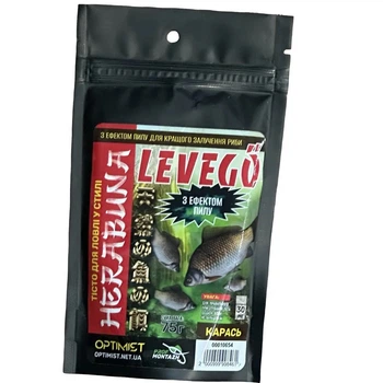 Тісто Levego преміум Herobuna (пиляча) 75г (Карась (часник),200010654