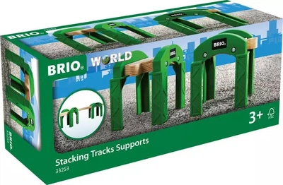 Система мостів Brio Stacking Train Track Supports Wooden Railway 2 деталі (7312350332537)