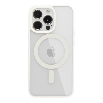 Прозрачный чехол для iPhone 15 Pro TPU Clear Case с MagSafe White