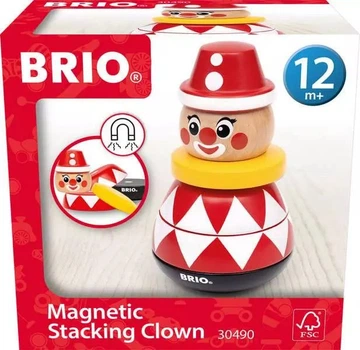 Іграшка Brio Дерев'яний магнітний клоун для складання 30490 (7312350304909)