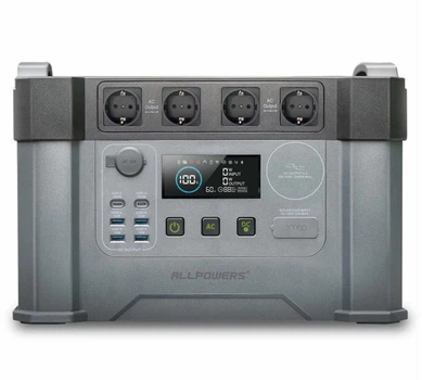 Портативна зарядна станція ALLPOWERS S2000Pro 2400W, 1451Wh LiFePO4, APP Control, Wi-Fi, Bluetooth, MPPT 650w Max