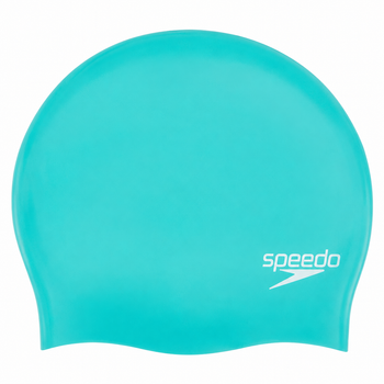 Шапочка для плавания Speedo Long Hair, взрослая, для длинных волос, силиконовая, зеленая, универсальный размер OSFM (8-06168B961)