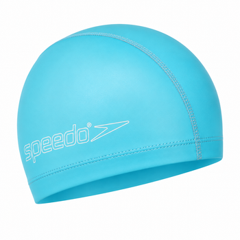 Шапочка для плавания Speedo Pace Cap, детская, полиэстеровая, голубая, универсальный размер OSFM (8-720734604)