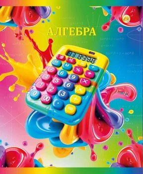 Зошит предметний Тетрада 48 аркушів клітинка Неон Алгебра (ТЕ15027-01)