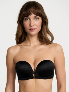 Бюстгальтер Victoria’s Secret Bombshell Add-2-Cups Push Up Strapless Bra Чорний 34B