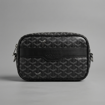 Сумка Goyard через плечо, мужской спортивный мессенджер, барсетка Гаярд, чорная летняя Гоярд