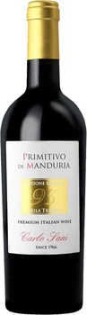 Вино Carlo Sani Primitivo di Manduria червоне сухе 0.75 л 14.5% (8003295010183)