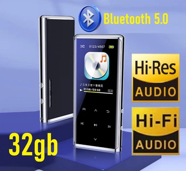 MP3 плеер JNN M27 1.8" Bluetooth 5.0 Hi-Fi 32Gb с внешним динамиком
