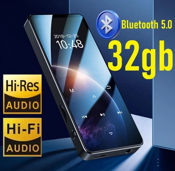 MP3 плеер Mrobo A6 1.8' Bluetooth 5.0 Hi-Fi 32Gb с внешним динамиком USB Type C