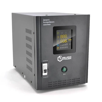 ДБЖ з правильною синусоїдою Europower PSW-EP7000TW48 (4900 Вт) 20А, підлоговий, під зовнішню АКБ 48В, Q1 (UG-1587)