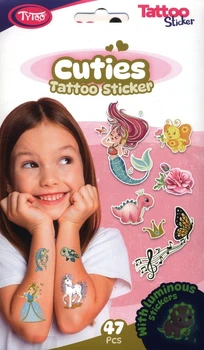Zestaw brokatowych tatuaży Dante Cuties 013-0273 (5999094502734)