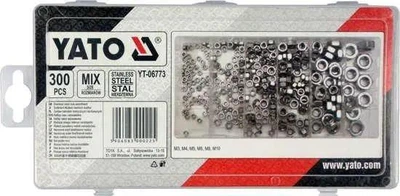 Гайки YATO YT-06772, M3–M10, 300 шт.
