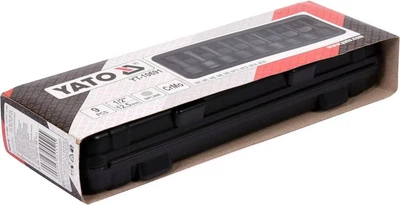 Комплект ударных насадок SPLINE M4–M16 YATO YT-10691 из стали CrMo 9 шт для ремонта автомобилей