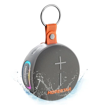 Портативна колонка HOPESTAR P92, TWS, IPX6, BT5.3, FM, USB, AUX, TF, 15W, 2600mAh, 6-8h, Grey