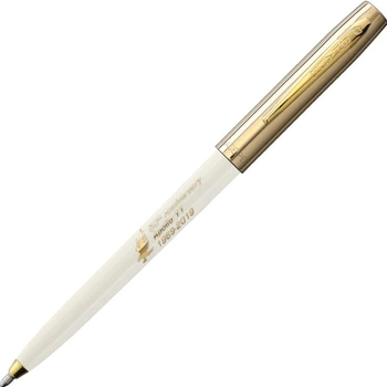 Автоматична ручка Fisher Space Pen Apollo 11 ,белый корпус+золотой колпачок, черные чернила