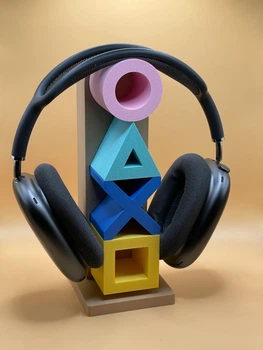 Підставка-тримач для навушників у вигляді символів геймпада PlayStation. Aivory