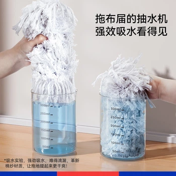 Швабра Sobon Flat Mop 120 см коммерческая с хлопковой нитью Oxford