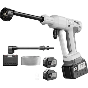 Портативна бездротова мийка автомобілів високого тиску Oulaide, пістолет для миття автомобілів на літієвих батареях, інструмент для чищення автомобілів для домашнього використання