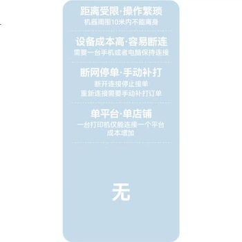 Принтер TRENDIT для замовлення їжі на винос для Meituan, JD, Douyin, Ele.me, Taobao Flash Deals, миттєва доставка, повністю автоматичне прийняття замовлень, друк чеків, 4 ГБ Bluetooth Wireless WiFi хмарний друк, P7 4 ГБ червоного кольору