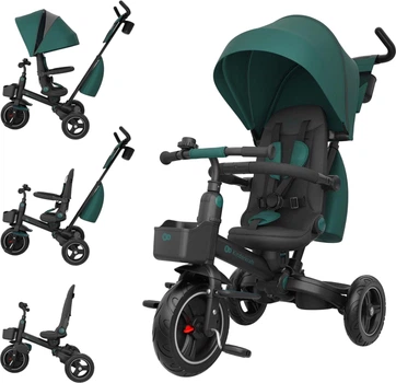Трехколесный велосипед Kinderkraft Spinstep 2 Plus Green (KRSPST02GREPL00)