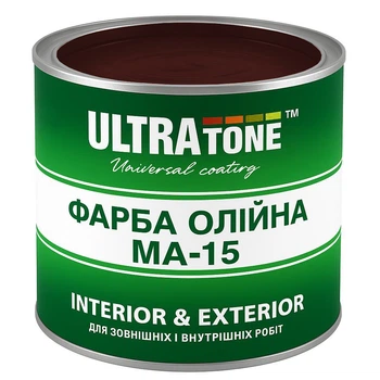 Фарба Олійна ULTRAtone МА-15 для підлоги Червоно-коричнева 2,5 кг