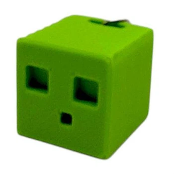 Брелок 3D печать "Minecraft Slime / Слизень Майнкрафт Keychain"