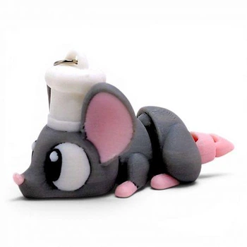 3D Брелоки "CUTE CHEF MOUSE Ratatouille / МИШКА РАТАТУЙ", Keychain, 3D друк