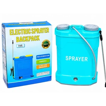 Обприскувач акумуляторний ранцевий Electric Sprayer Backpack YXZ 16 л Бірюзовий