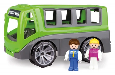 Autobus zabawkowy dla dzieci Lena Truxx z figurkami do domu i piaskownicy Zielony (04454) (4006942873708)