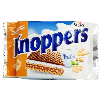 Вафельний батончик Storck Knoppers Erdnuss з арахісовим кремом 25 г