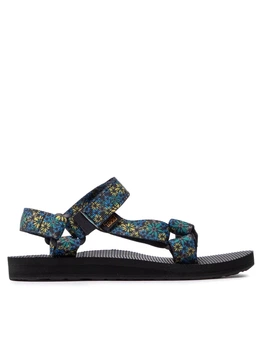 Сандалі жіночі Teva W Original Universal Wildflower 1125201 легкі сандалі на літо чорні з синім Розмір 38
