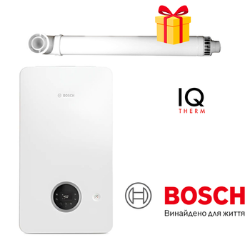 Одноконтурный конденсационный газовый котел Bosch Condens GC2300iW 24 Р (7736902954) + комплект дымохода