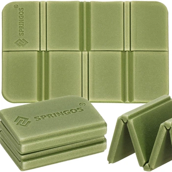 Сідачка туристична Springos XPE 37.5 x 28 x 0.6 см складна PM0012 Green