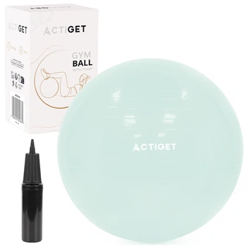 Мяч для фитнеса (фитбол) Actiget 65 см с насосом ACT0144 Mint
