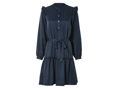 Платье из лиоцелла для женщины Esmara Lyocel (TENCEL™) 468973 34(XS) темно-синий