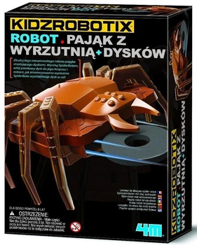 Науковий робот-конструктор 4M KidzRobotix Робот-Павук з дискометом 00-03464 (4893156034649)