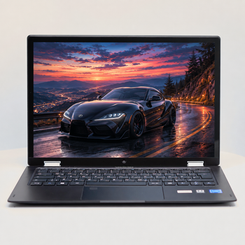 Ноутбук-планшет 13,3" Medion (Lenovo Group) E3223 | IPS (1920x1080) FullHD | Чотириядерний Intel | RAM DDR4 8 ГБ | SSD 128 ГБ | Сенсорний екран | Метал | АКБ до 8 годин | Win10 б/в (5310)