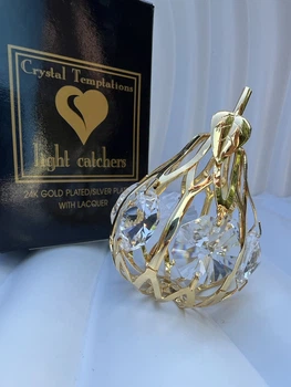 Фігурка з камінням Swarovski Груша 6 см 160578
