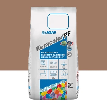 Фуга цементная для швов Mapei Keracolor FF 142 2 кг Коричневый (000018583)