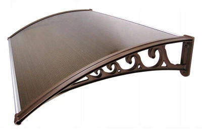 Козырек для двери из поликарбоната Metal-gum KlasK80x150 150 х 80 см Коричневый