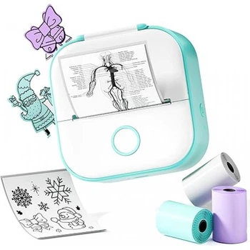 Портативний термопринтер Phomemo T02 White (RD4764131820250) - Уценка